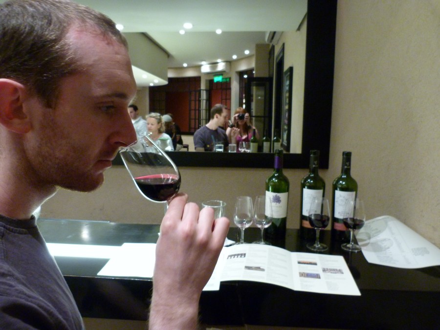 James pretending he knows what he is doing!